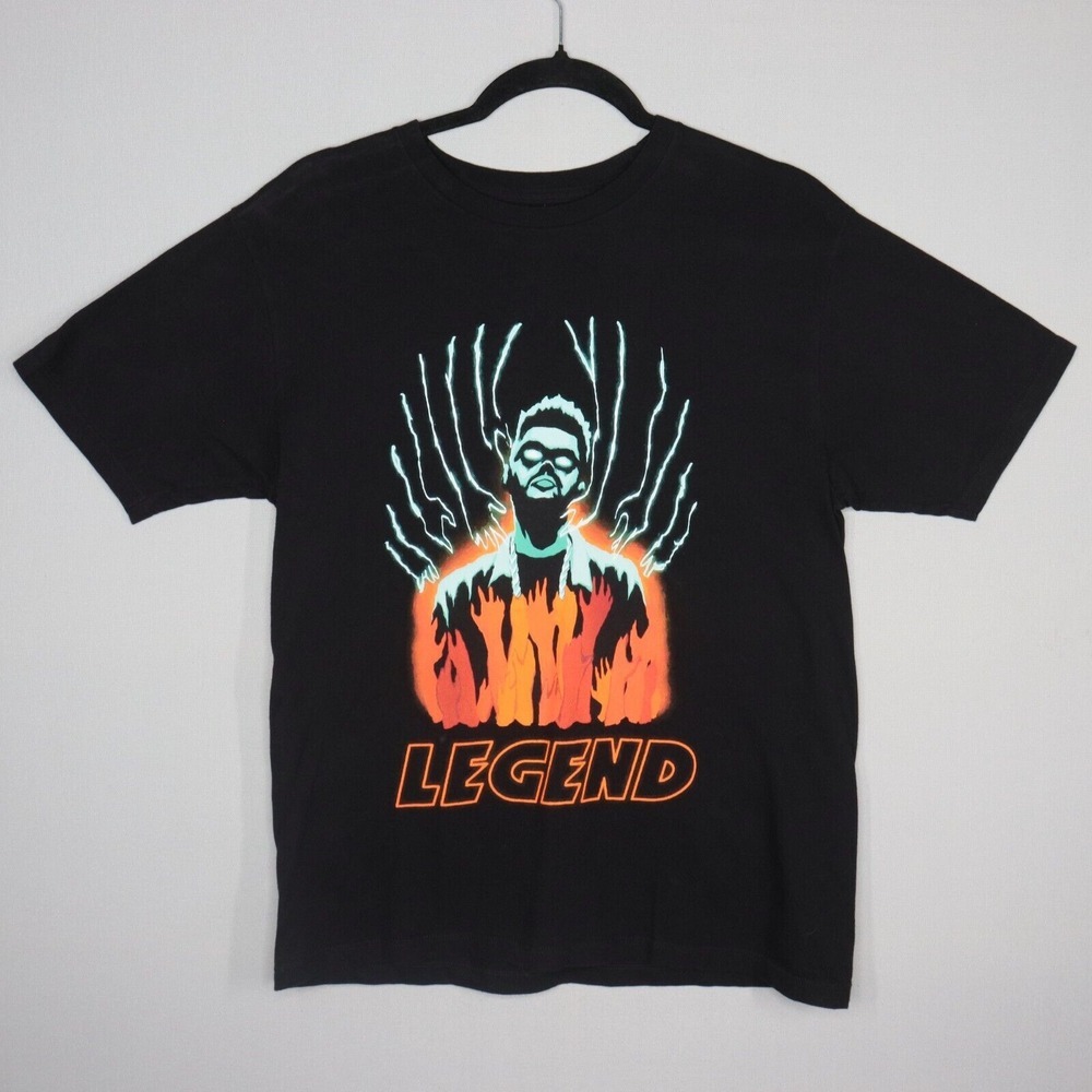 The Weekend XO T Shirt Mens Med Black Preshrunk Legend Tour Concert Music Cotton